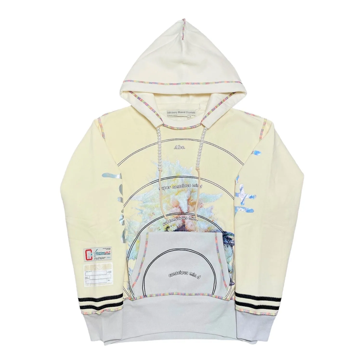 Advisory Board Crystal Superconscious Mind Hooded Sweatshirt Cream