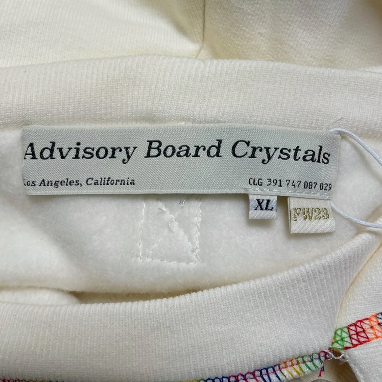 Advisory Board Crystal Superconscious Mind Hooded Sweatshirt Cream