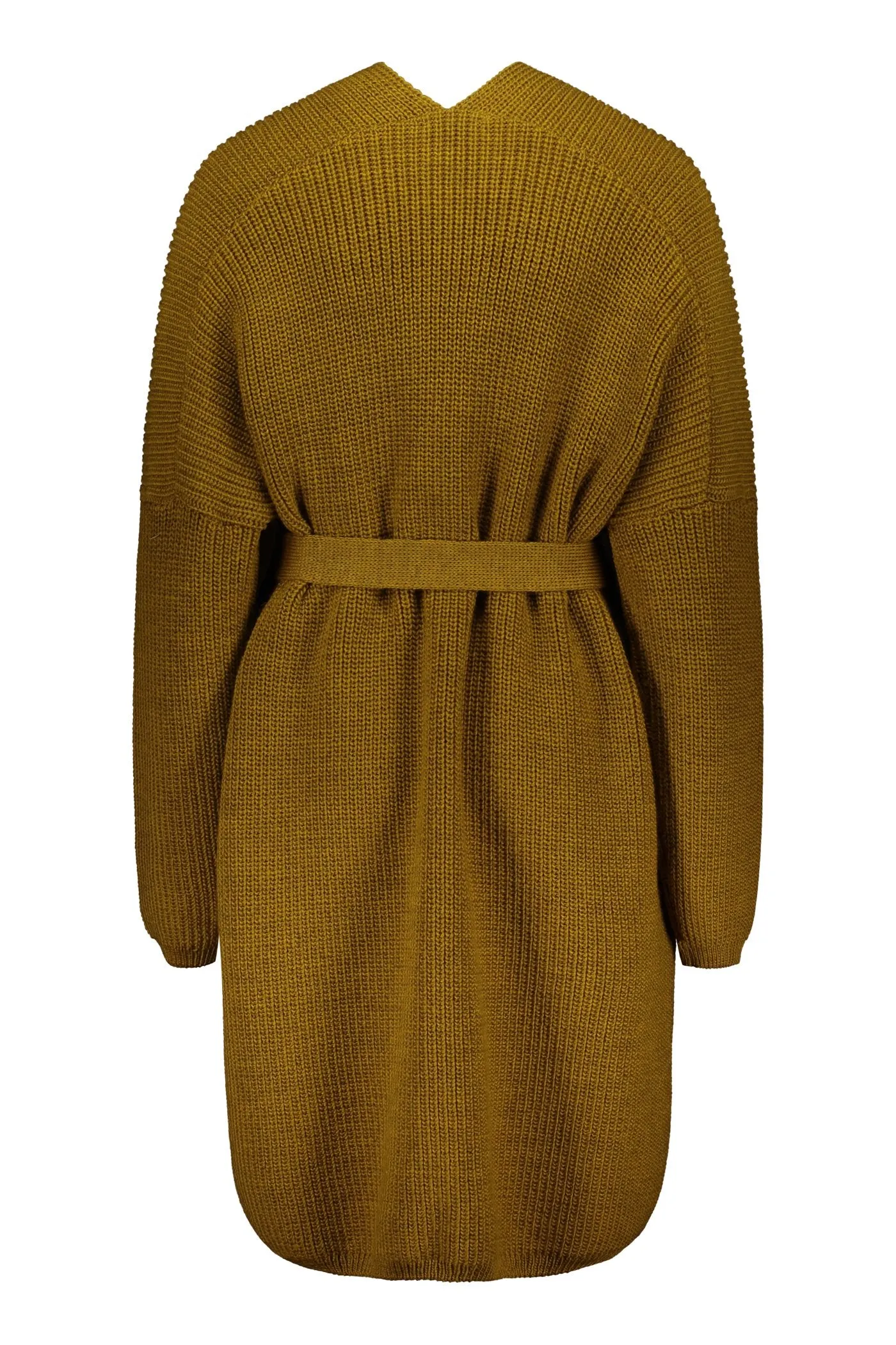 Akira Long Wool Cardigan Olive