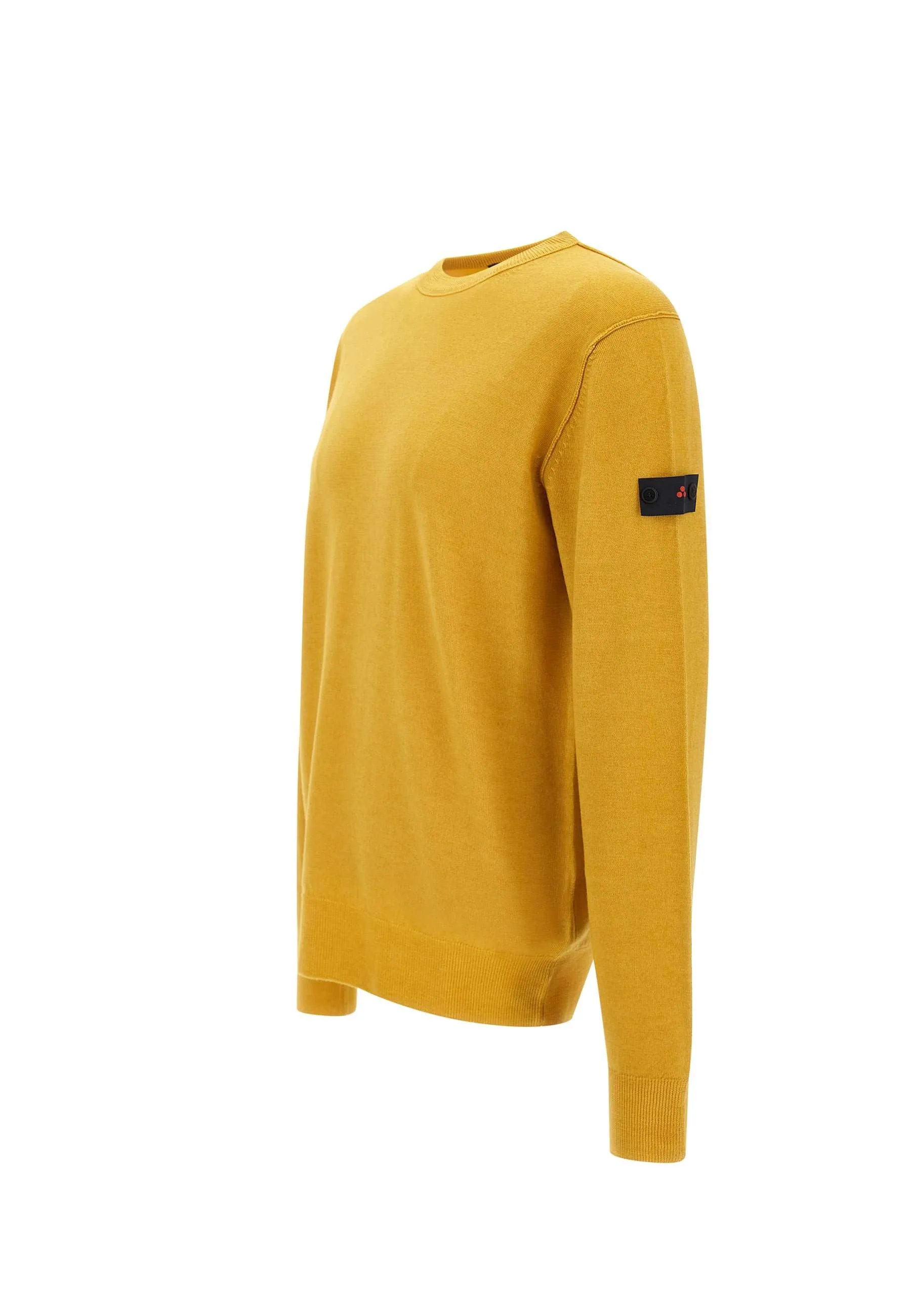 Badra Men's Ocher Yellow Wool Sweater