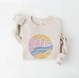 Beach Life Crewneck Sweatshirt