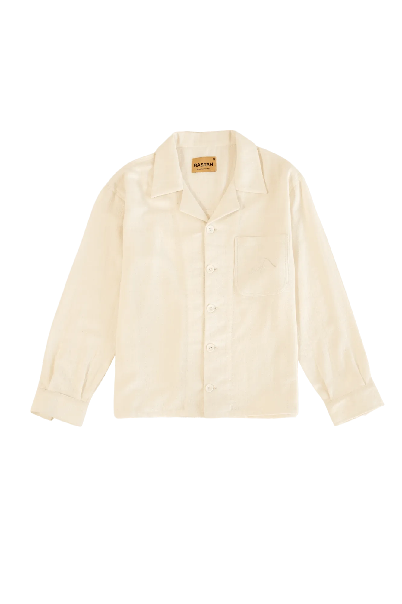 BEIGE HANDWOVEN SHIRT