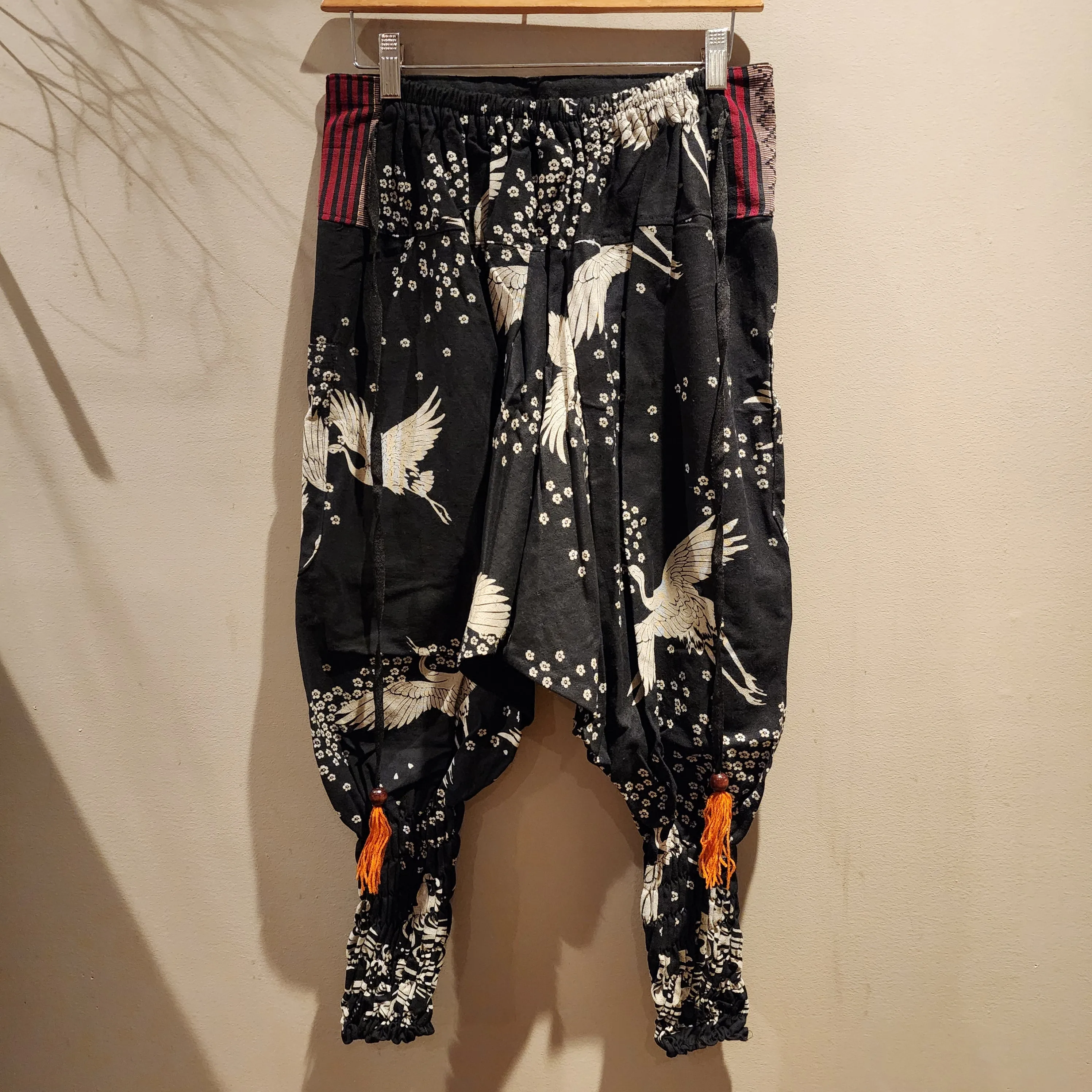 Black Crane Ninja Pants