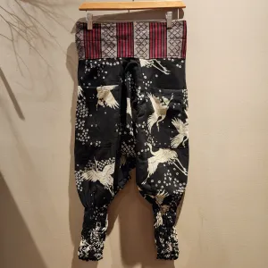 Black Crane Ninja Pants