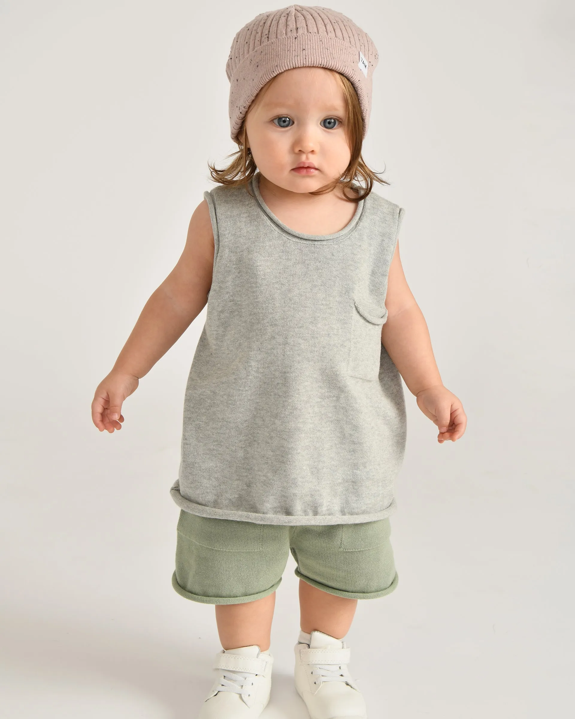 Boxy Cotton Tank Top