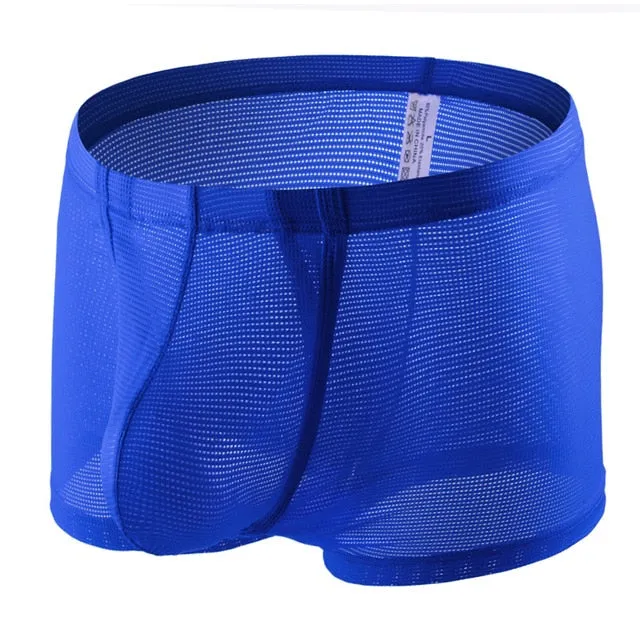 Breathable Transparent Solid Men Underwear