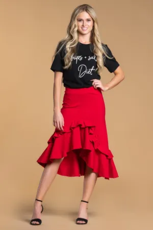 Brigitte Brianna Frill Skirt *Final Sale*