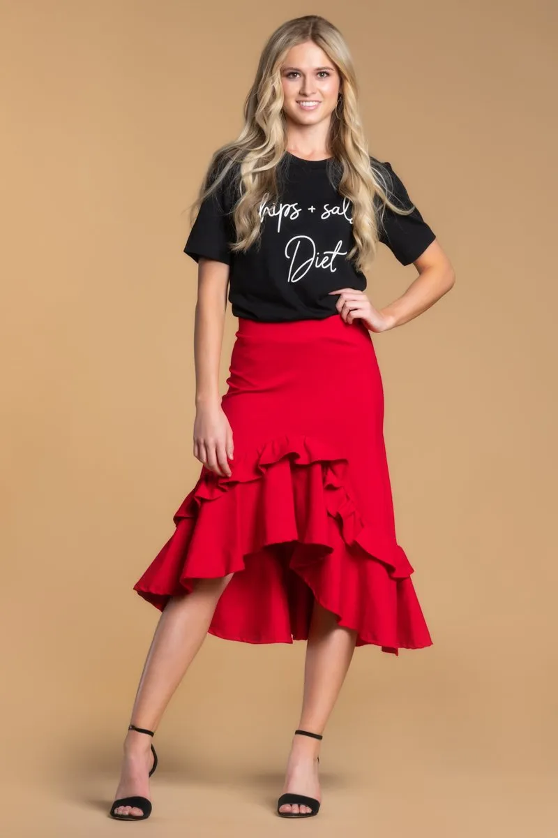 Brigitte Brianna Frill Skirt *Final Sale*