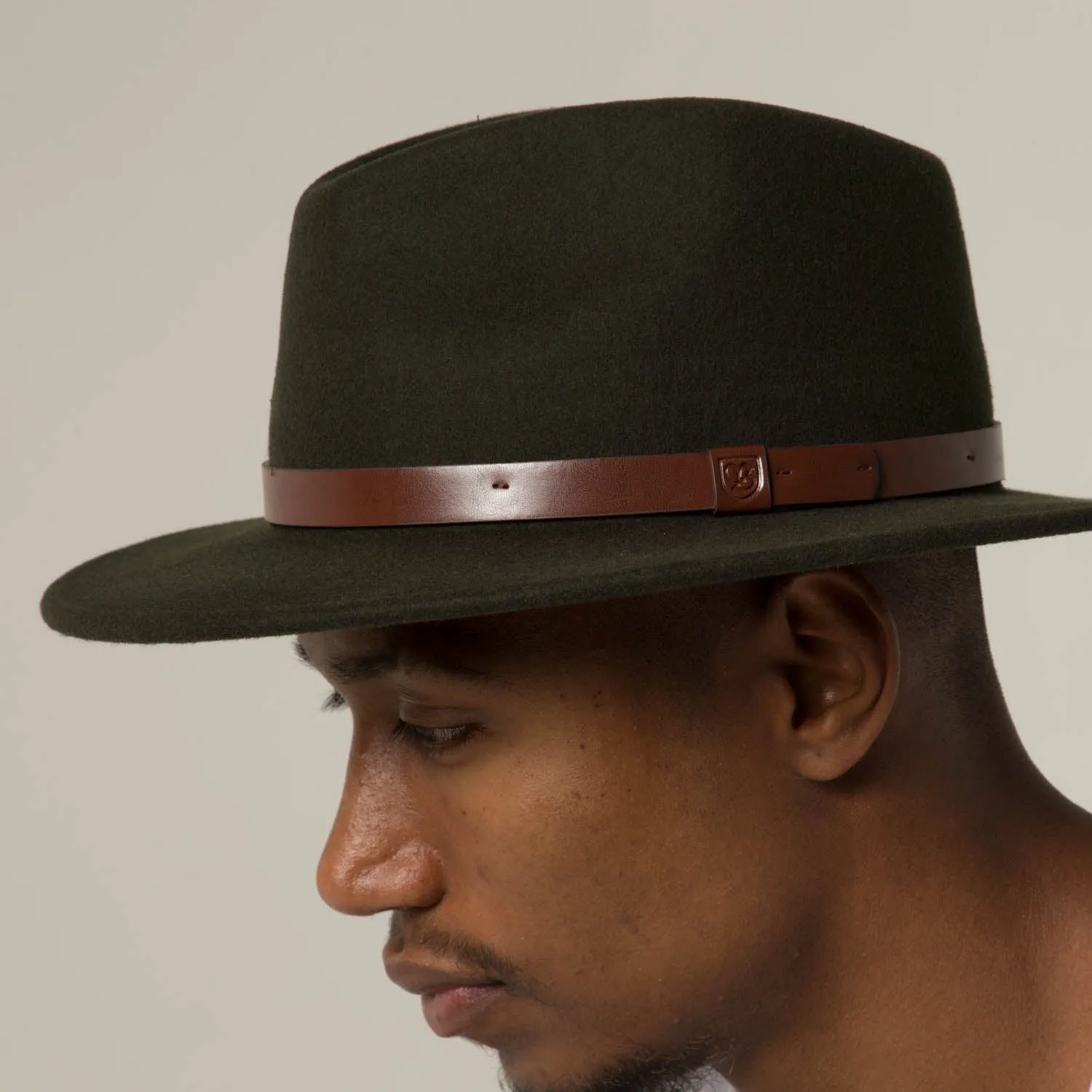 Brixton Messer Fedora Hunter Green