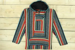 Brushed Gheri Cotton Baja Hoodie - Mexican Diamond