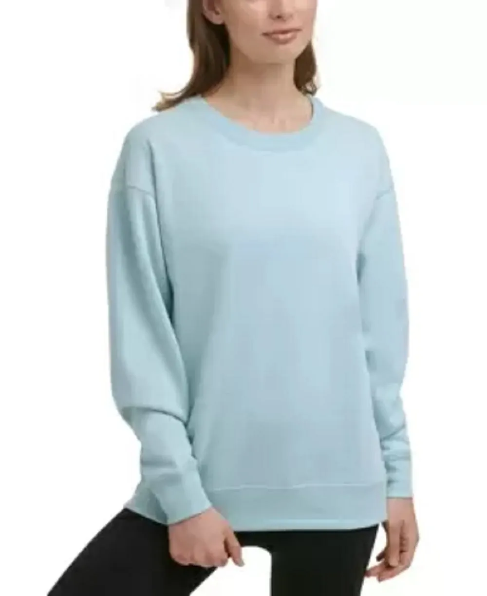 Calvin Klein Performance Women's Fleece Sweatshirt, Blue, L