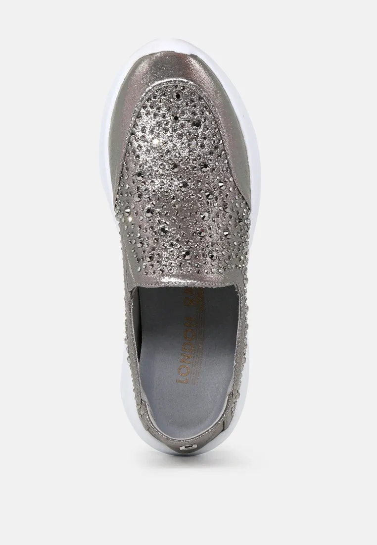 Chrissy Active - Slip-On Studded Sneakers