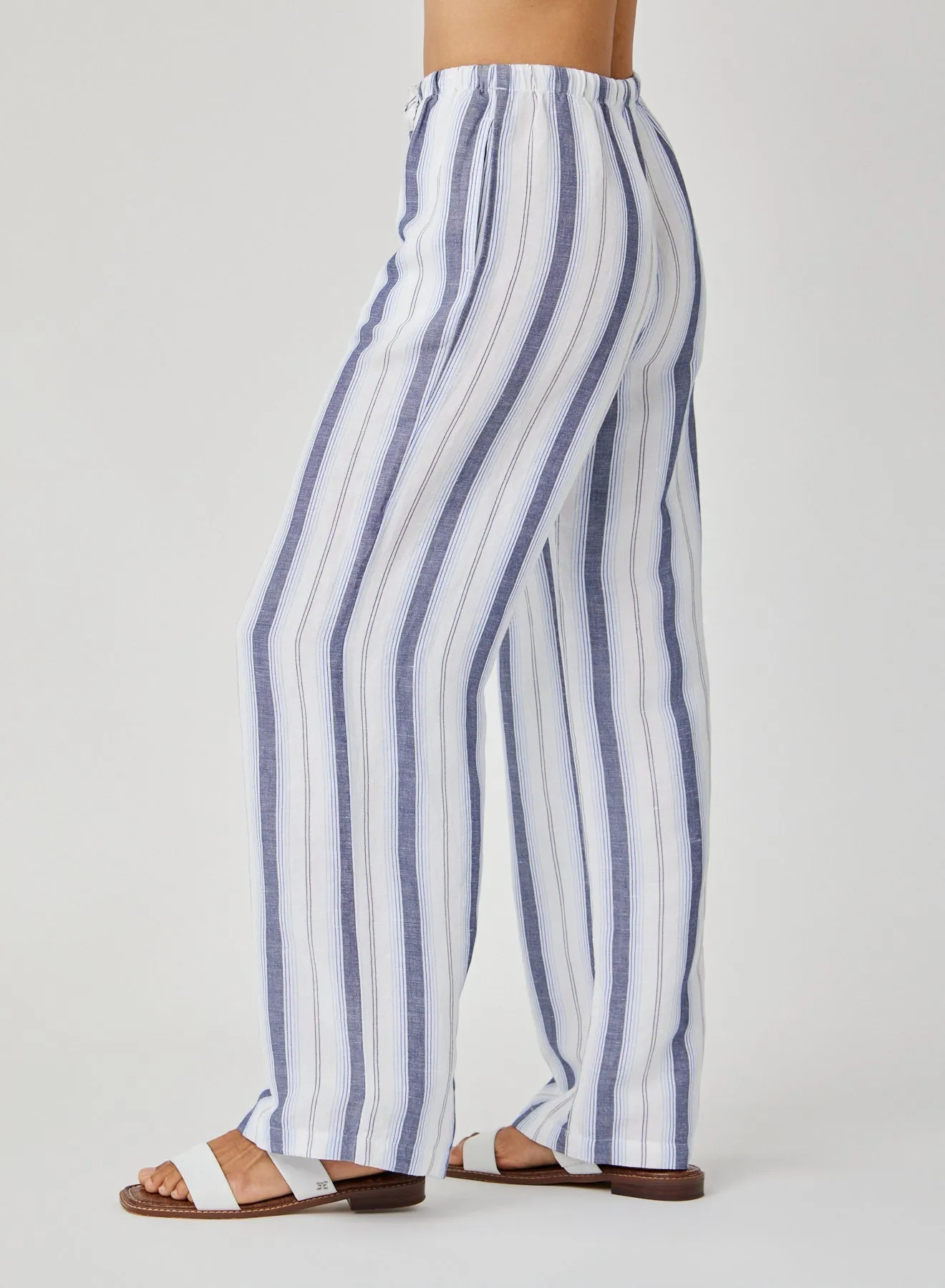 Easy Wide Leg - Coastal Ombre Stripe