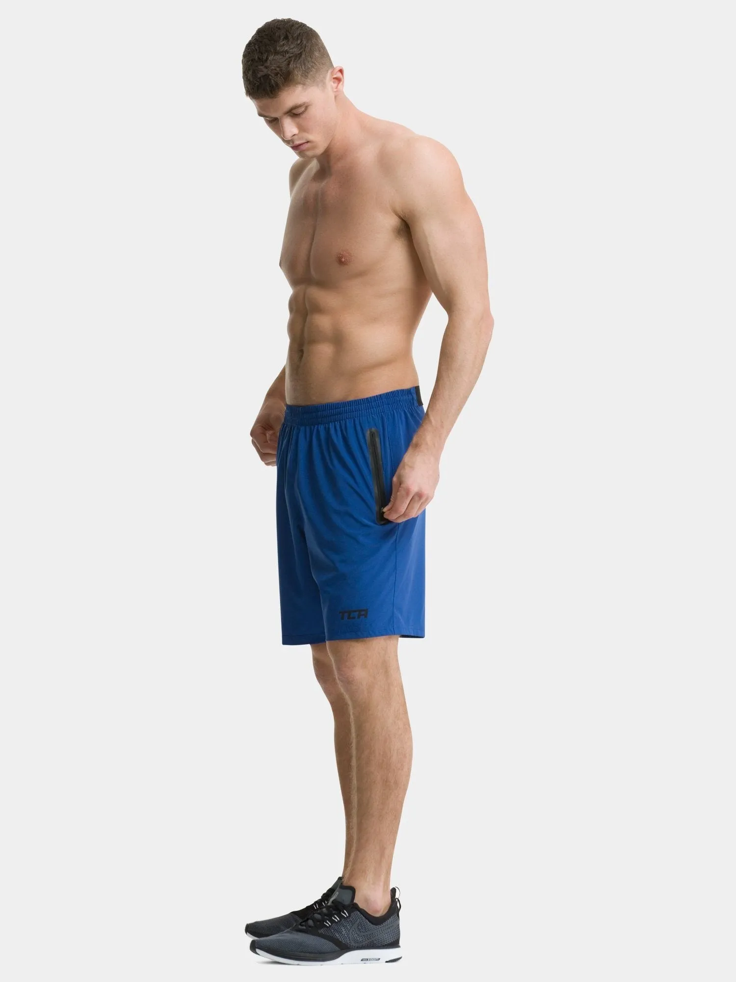 Elite Tech Gym Running Shorts For Men With Zip Pockets