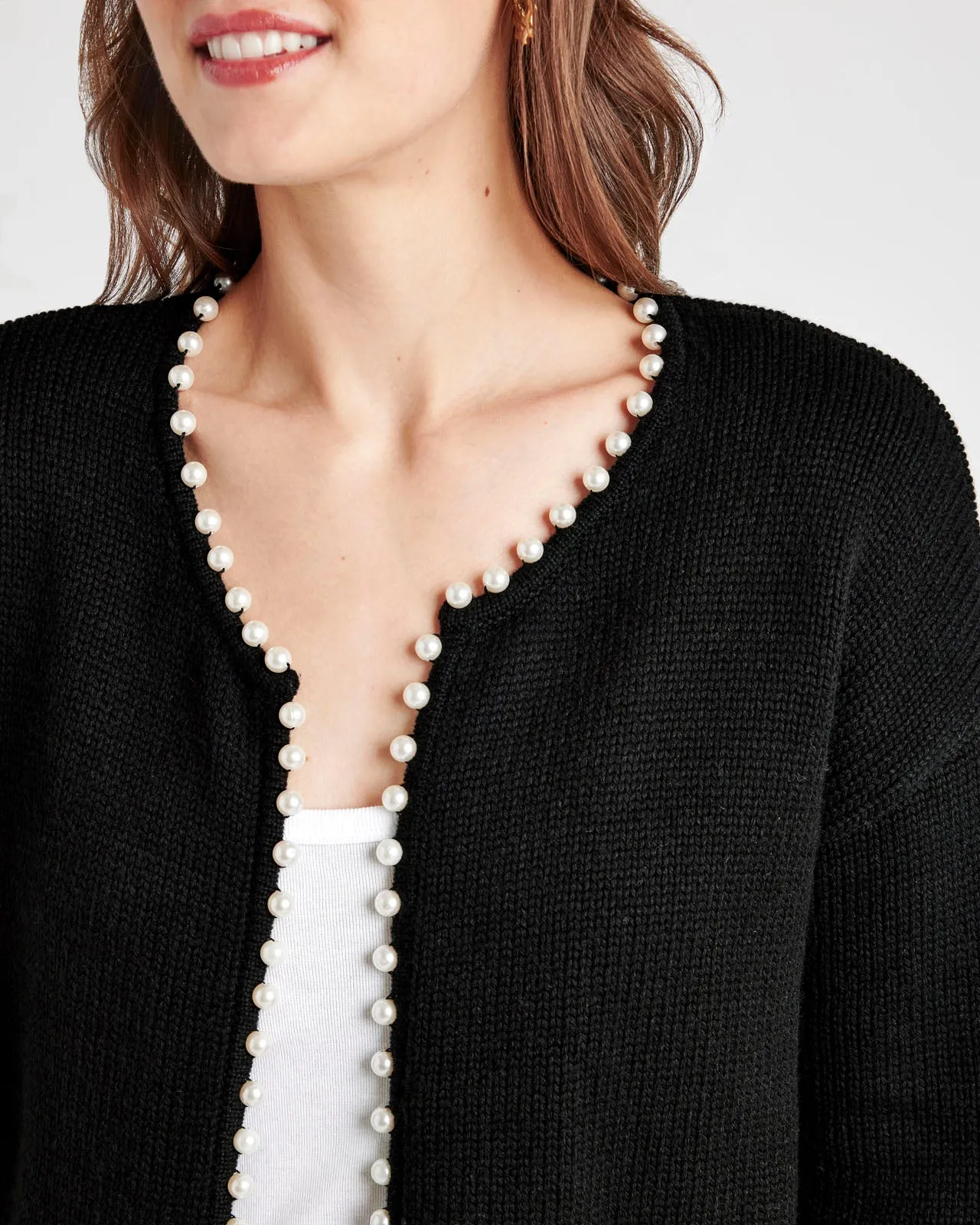 Emmy Cashblend Pearl Cardigan