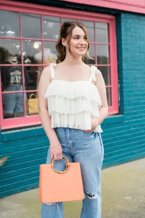 Flirty Touch Ruffle Tank