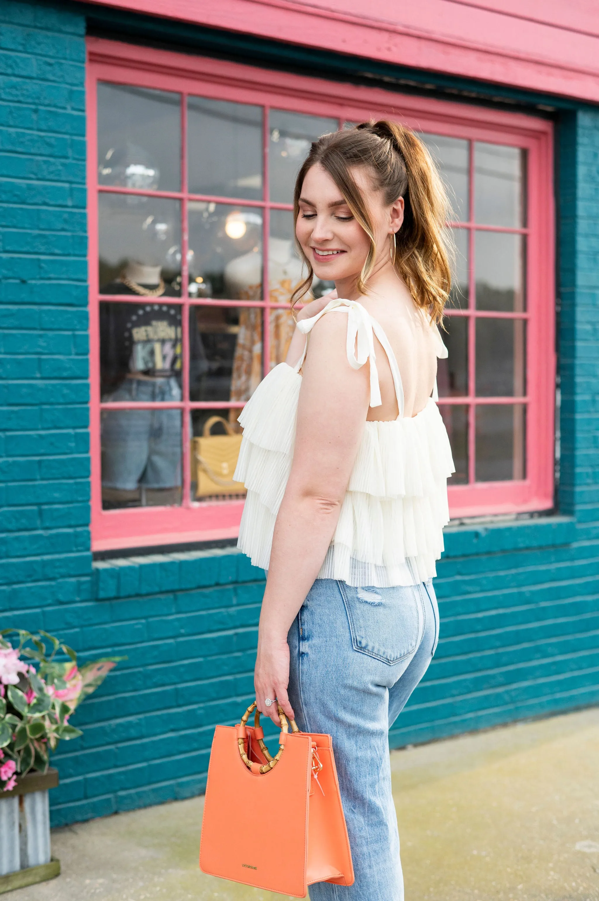 Flirty Touch Ruffle Tank