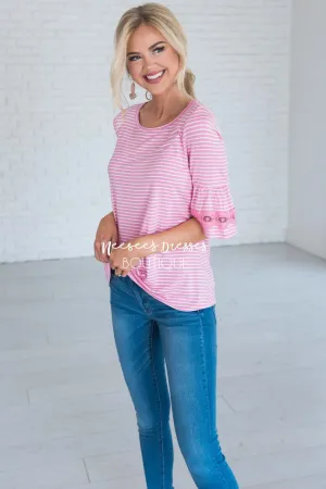 Forget Me Not Bell Sleeve Top