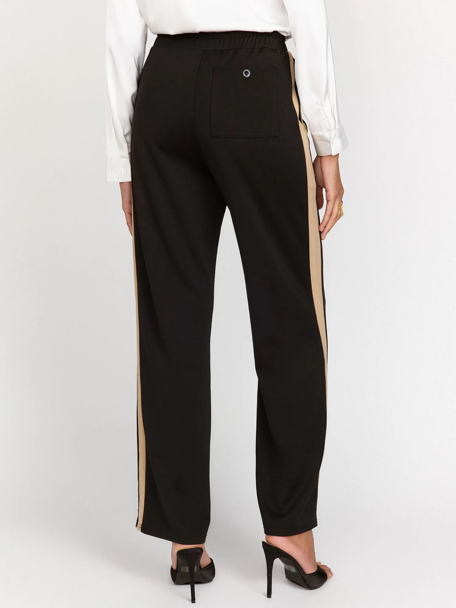 Front Seam Side Track Stripe Pant - Lena