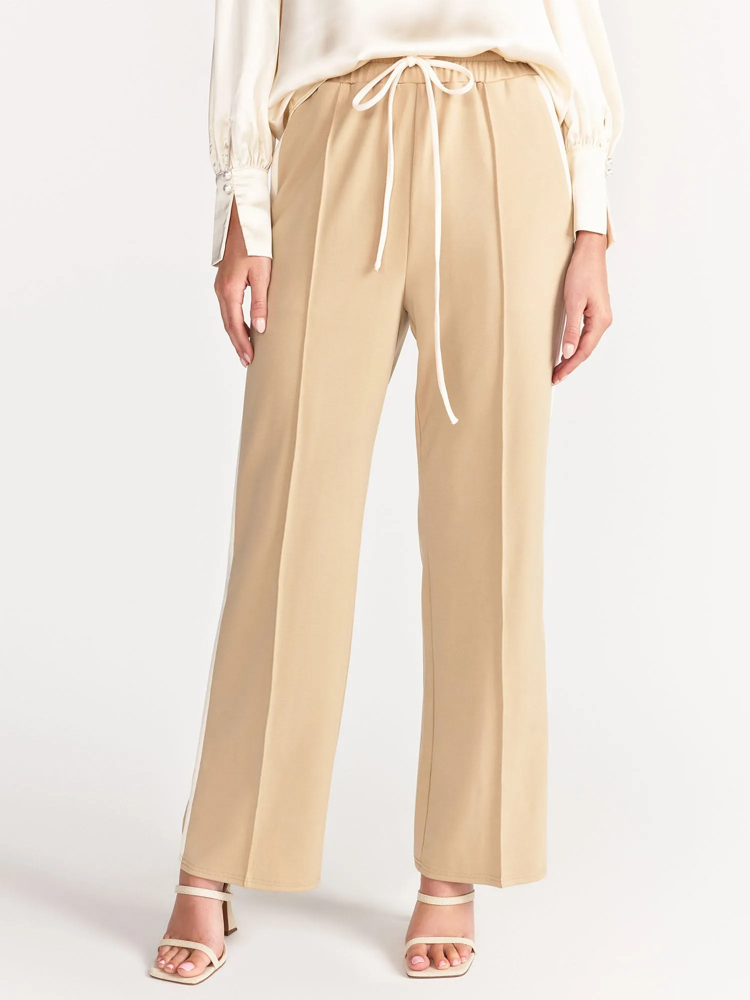 Front Seam Side Track Stripe Pant - Lena