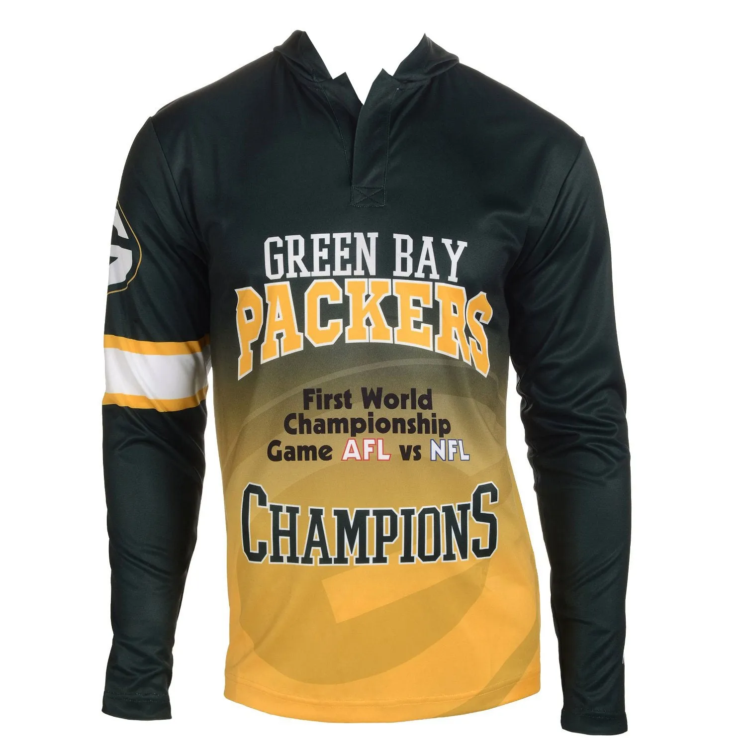 Green Bay Packers Super Bowl 1 Champions Commemorative Retro Hoody Tee