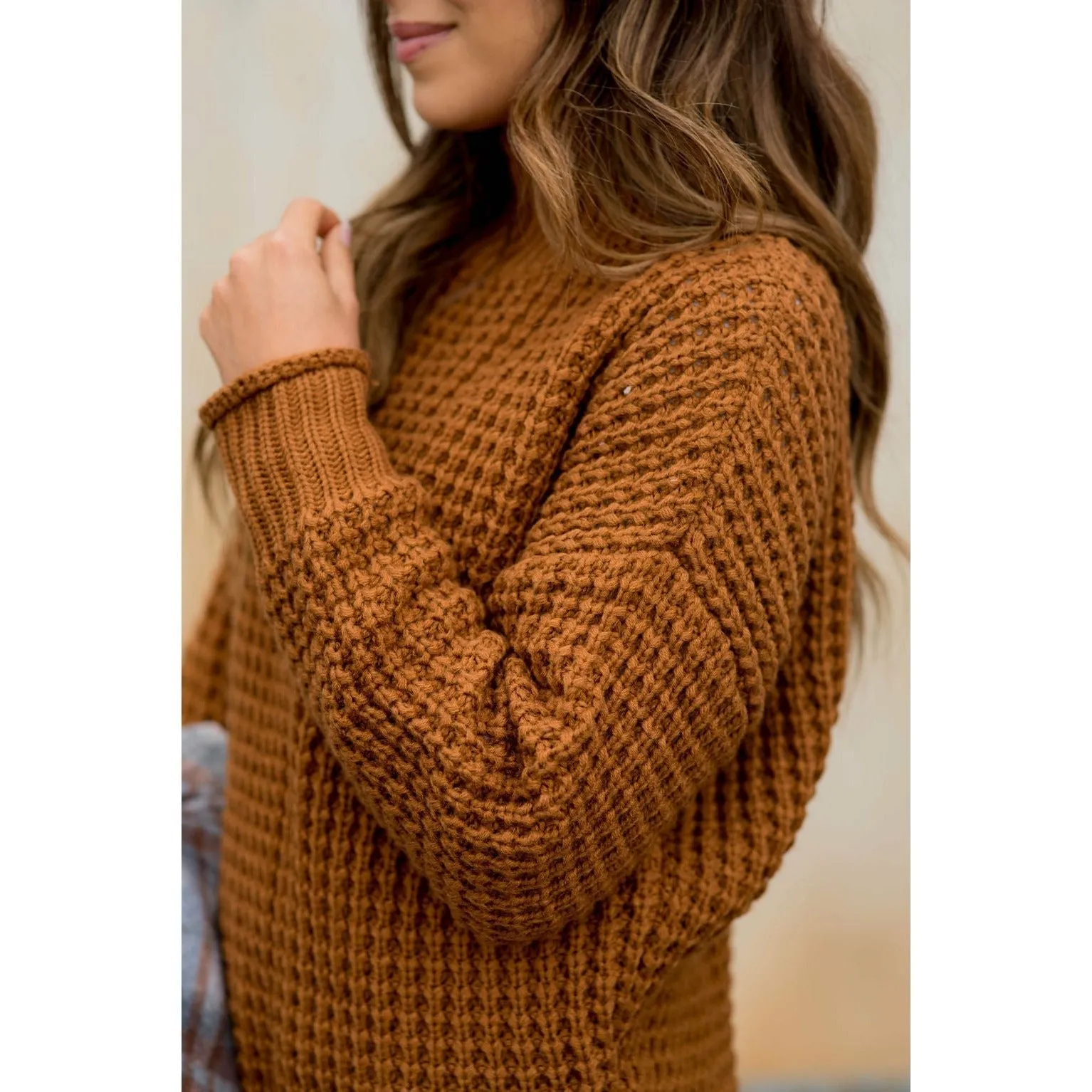 Knit Trimmed Turtleneck