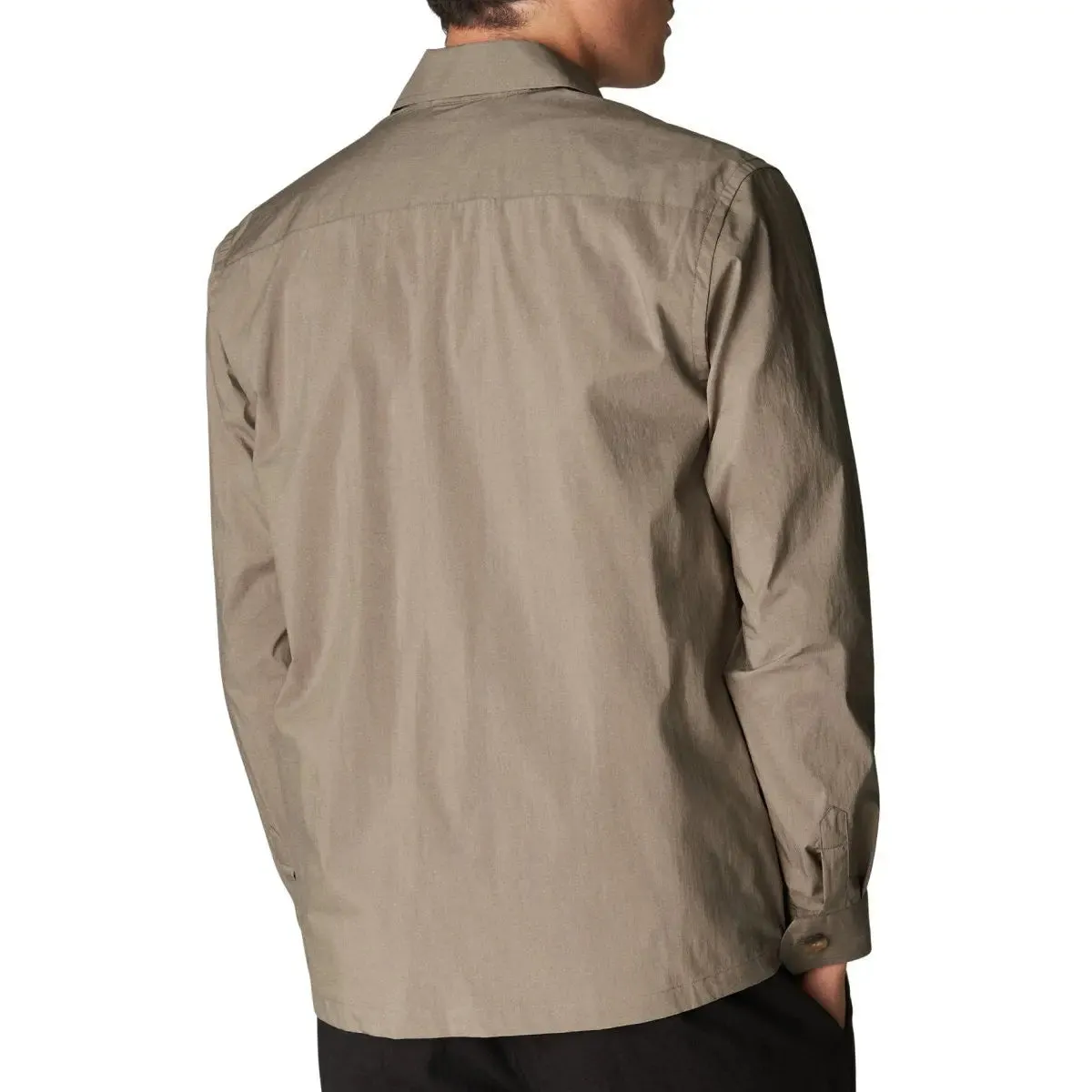 Light Brown Wind Technical Overshirt