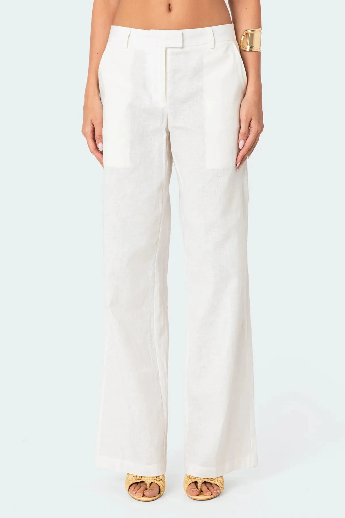 Linen Blend Arya Pants