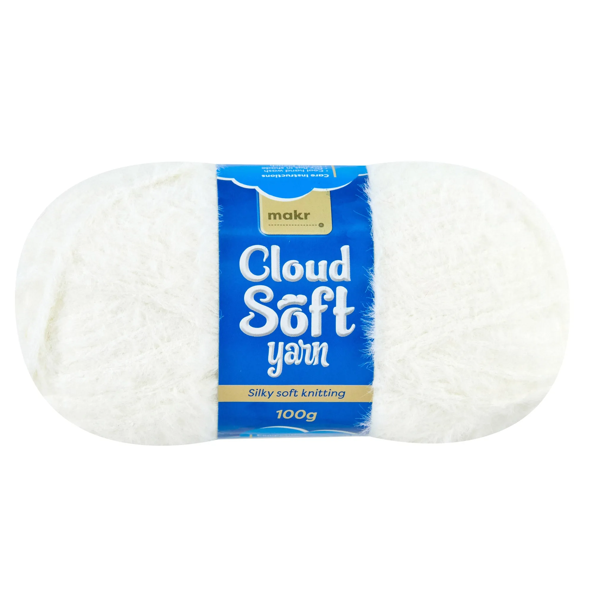 Makr Cloud Soft Crochet & Knitting Yarn - 100g Nylon Yarn