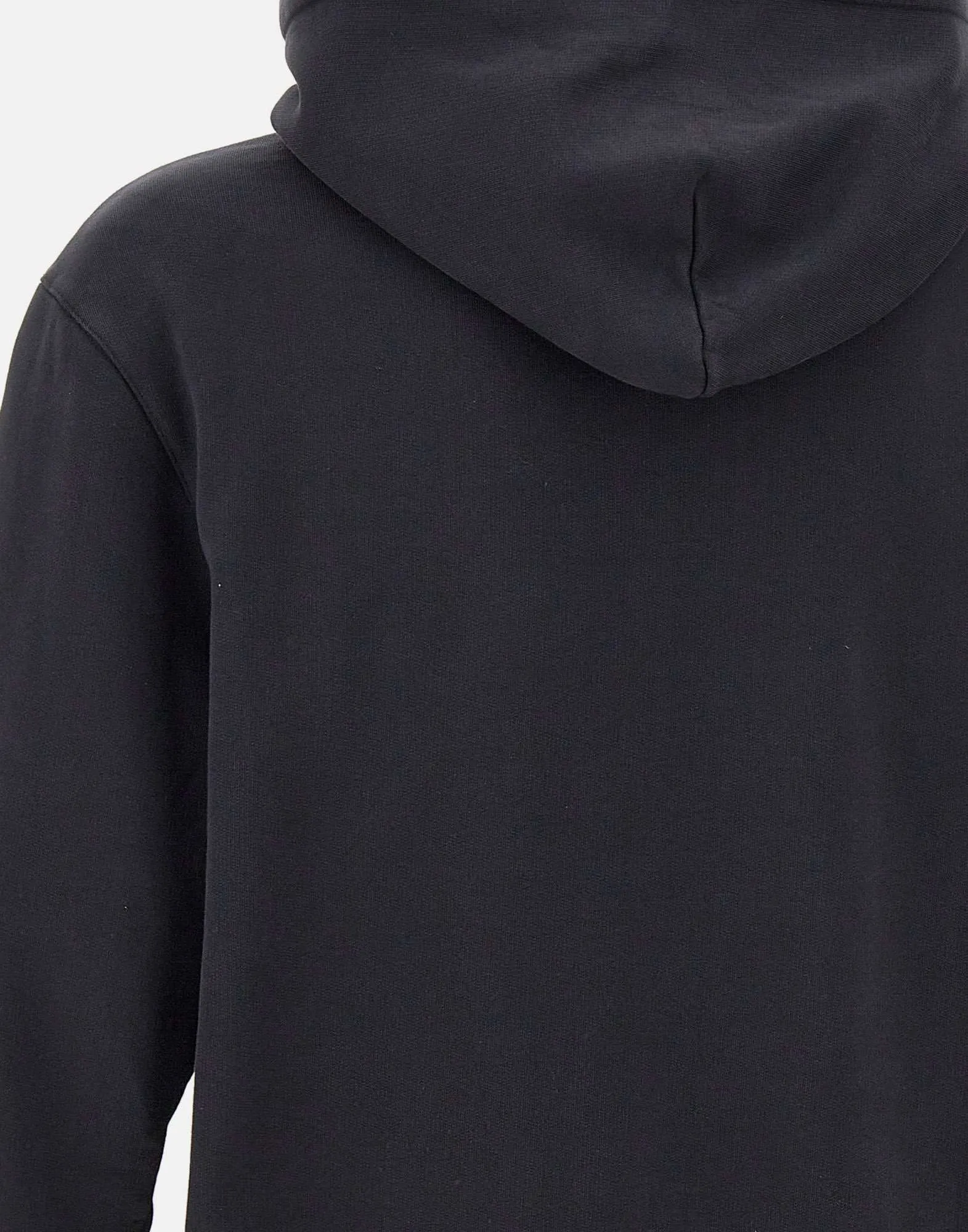 Men's Black Cotton Hoodie Sweatshirt