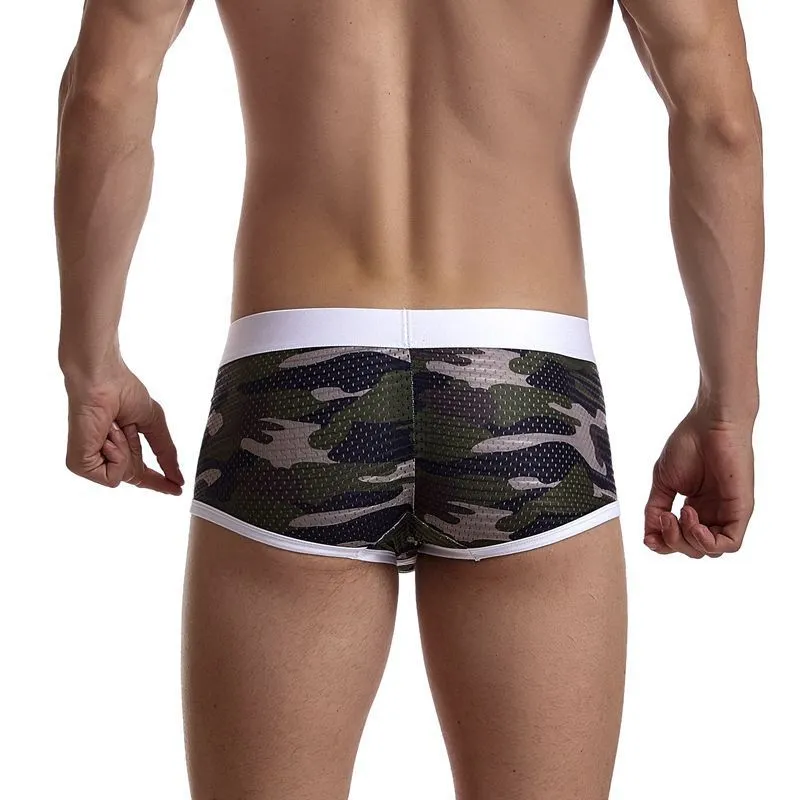 Men's Camouflage Mesh Breathable Mesh Shorts