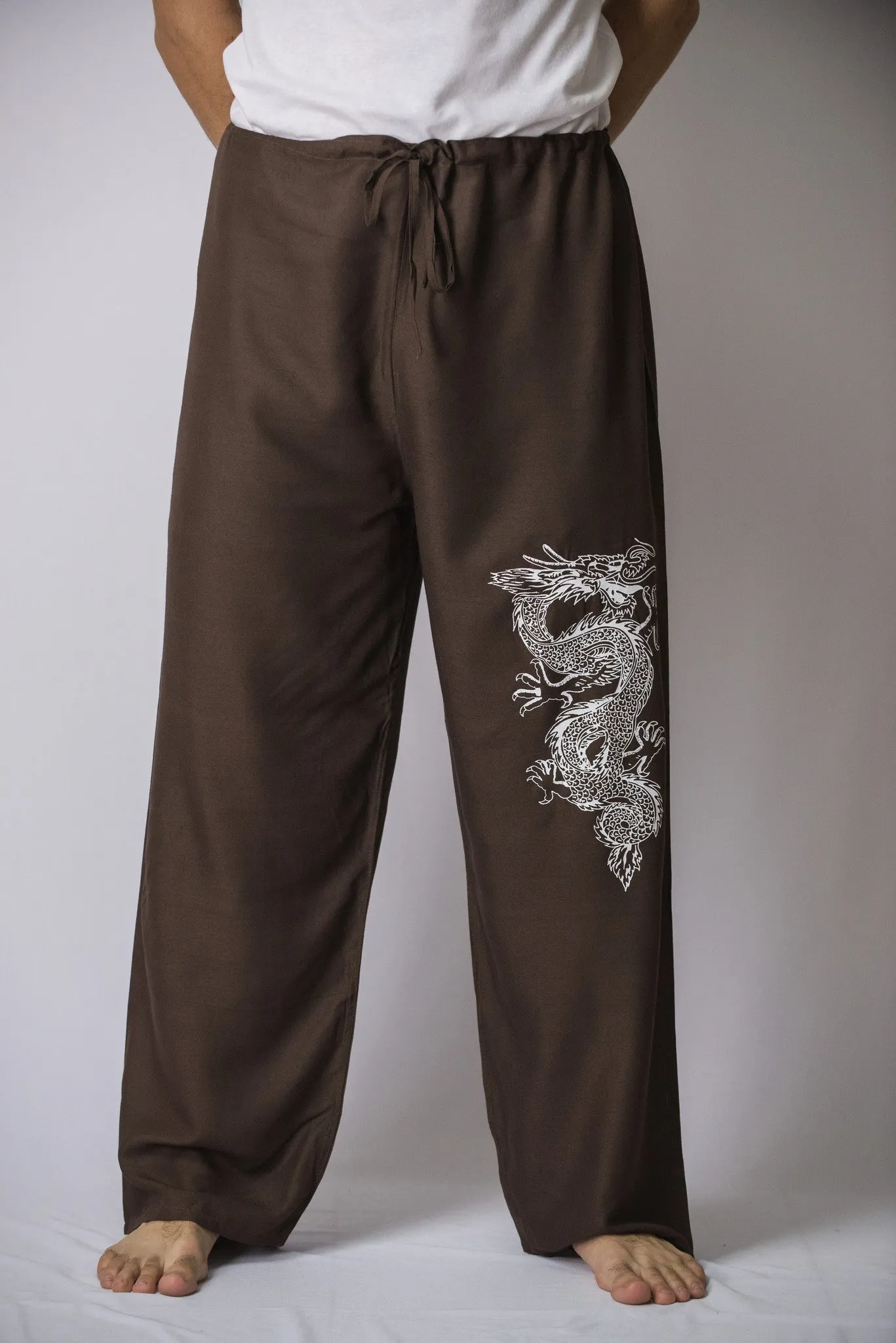 Mens Dragon Pants in Brown