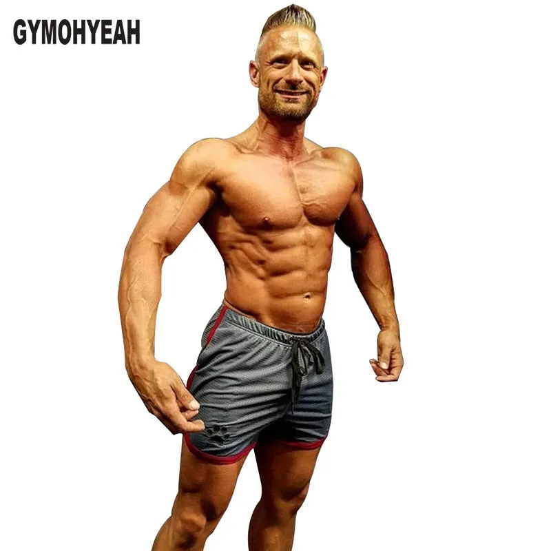 Men's gyms fitness bodybuilding shorts breathable boutique shorts