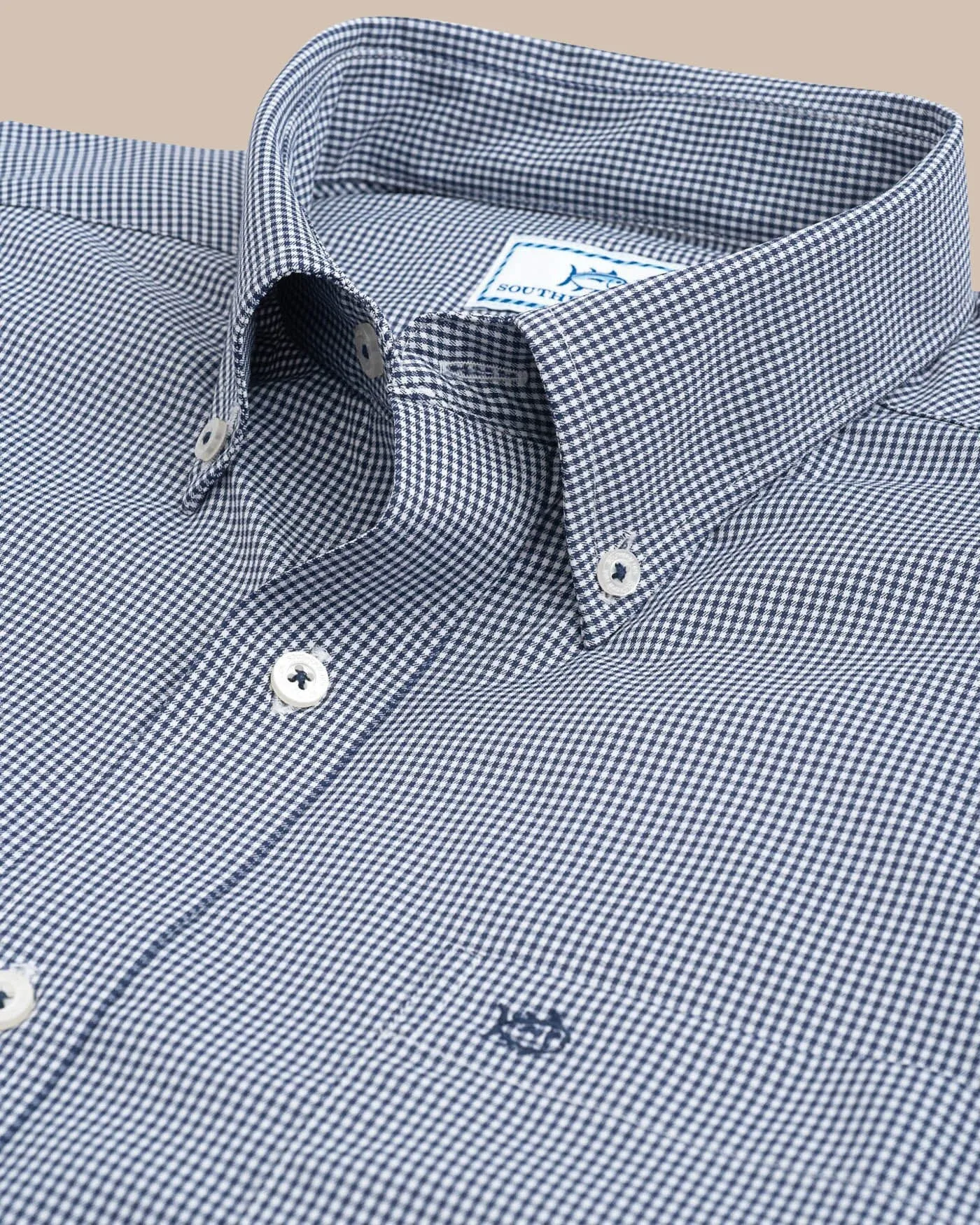 Micro Gingham Intercoastal Performance Sport Shirt