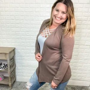 Mocha Lightweight Cardigan