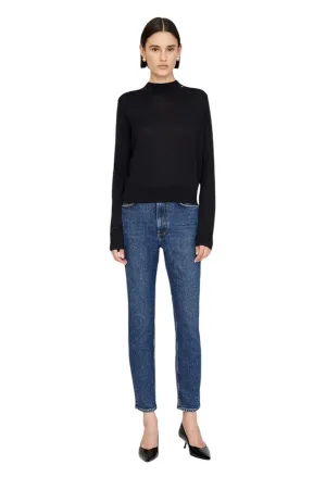 Monique Long Sleeve Sweater - Black