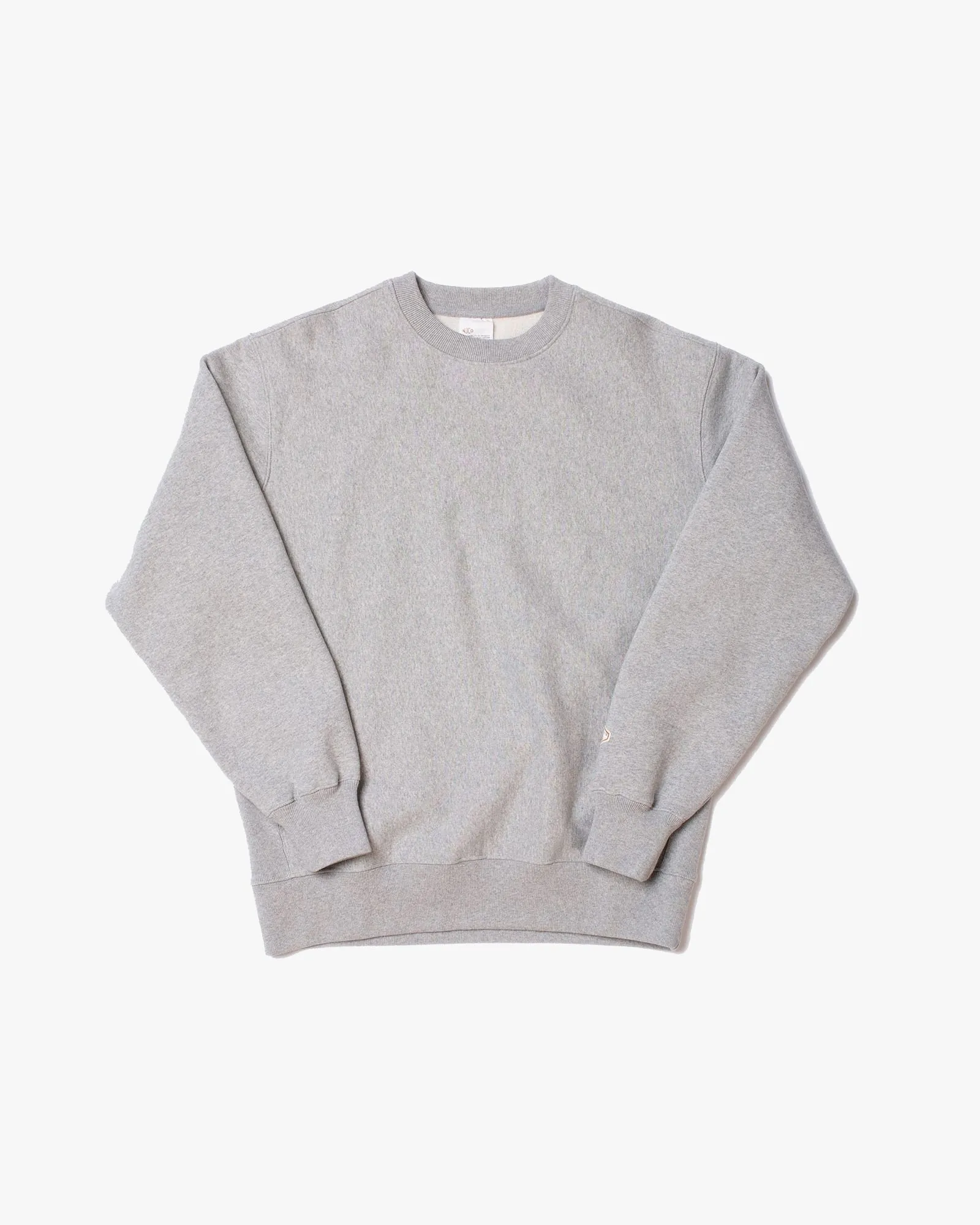 Nudie Jeans Hasse Crew Neck Sweat - Grey Melange