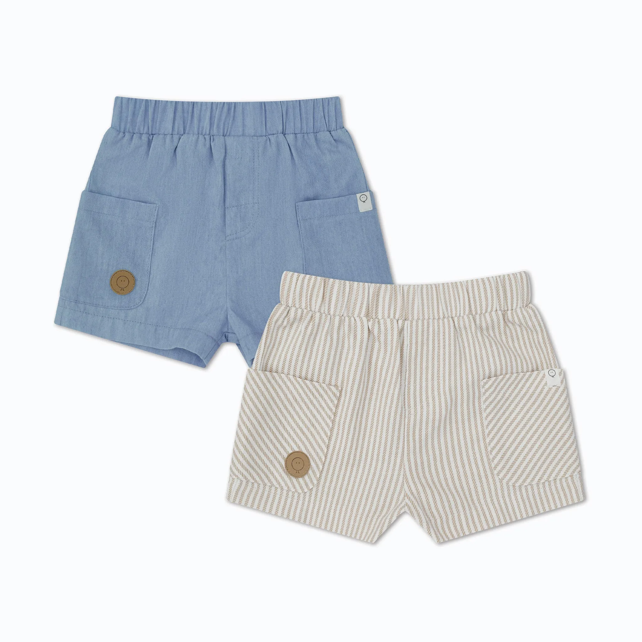 Organic Cotton Shorts 2 Pack