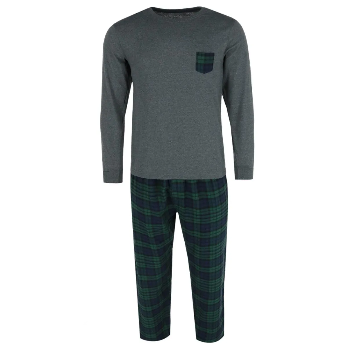 Outdoor Life Men's Long Sleeve and Flannel Pant Pajama Set