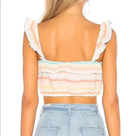 Pastel Frilly Crop Top