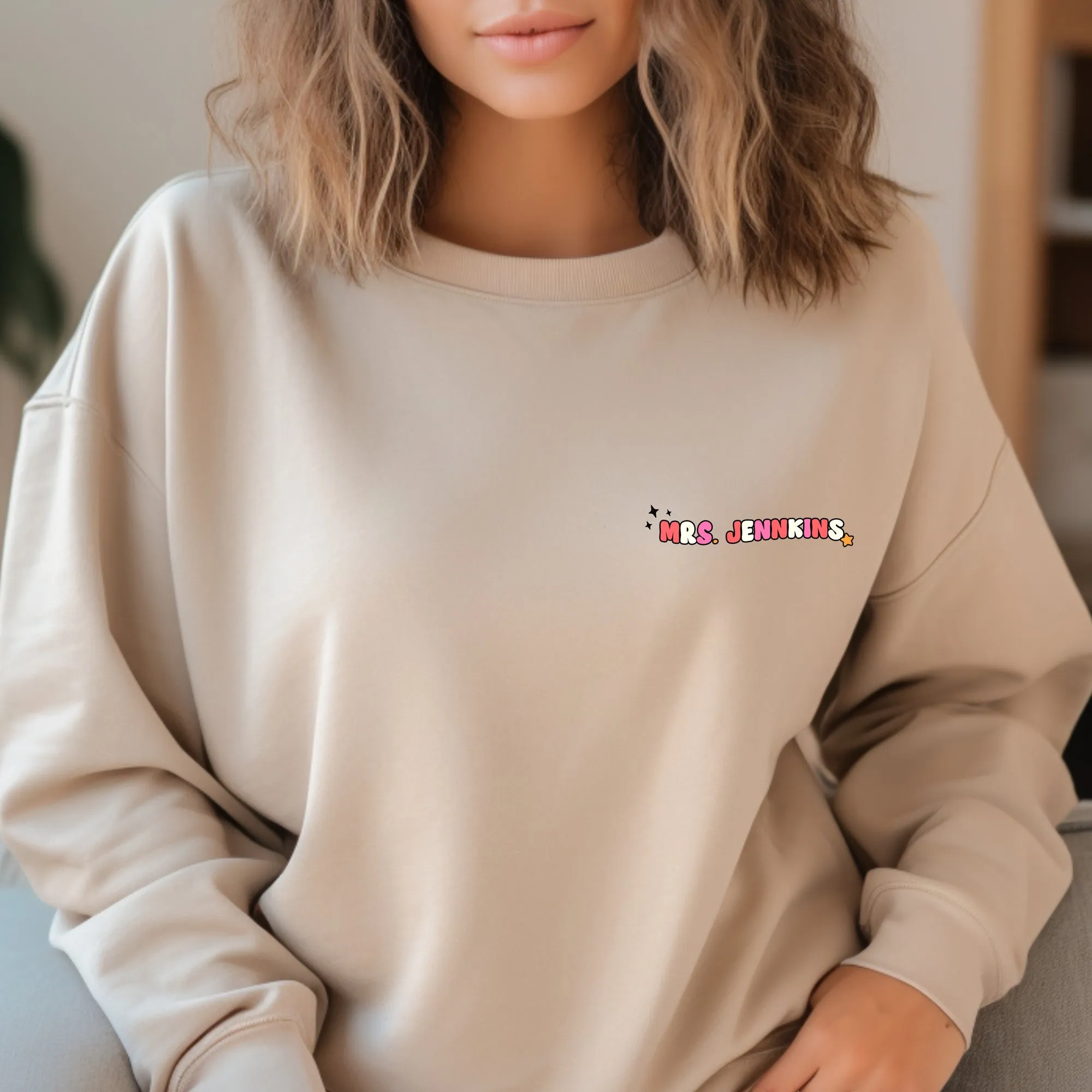 Personalized Teacher Era -  CREWNECK SWEATSHIRT