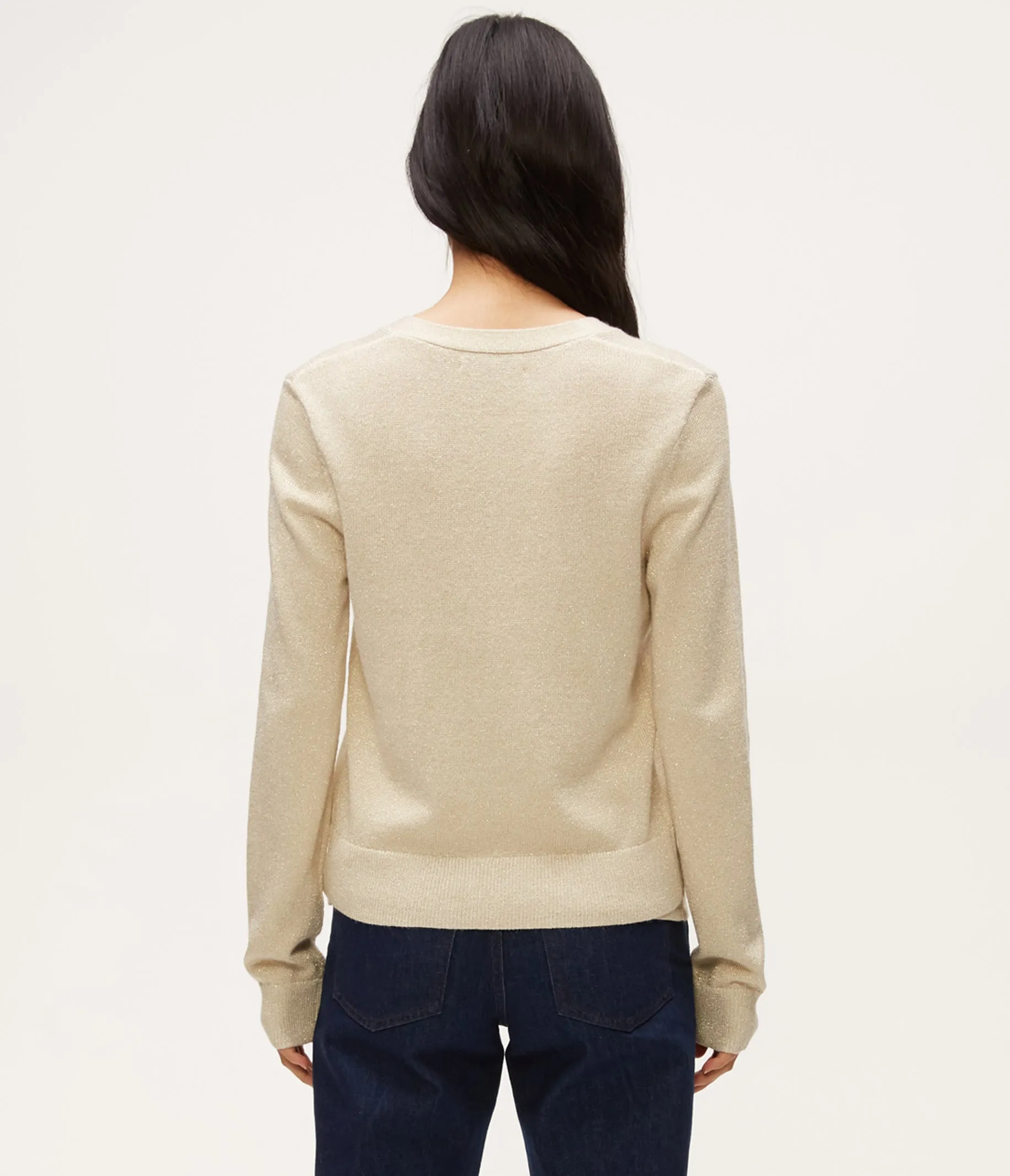 Ruiz Metallic Cardigan