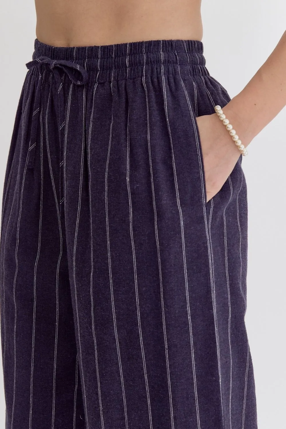 Striped Wide Leg Pants