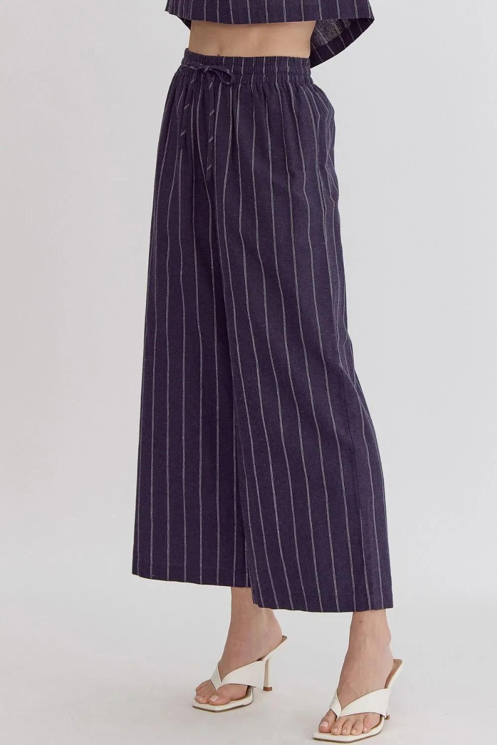 Striped Wide Leg Pants