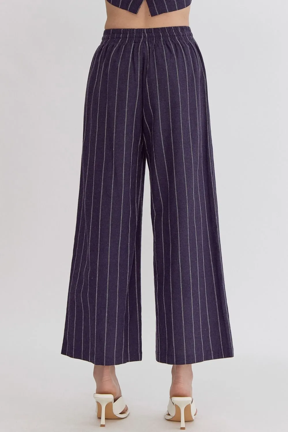 Striped Wide Leg Pants