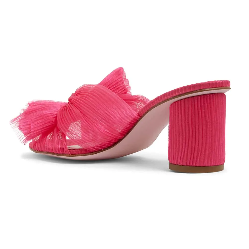 Surge Heel in Fuchsia Fabric