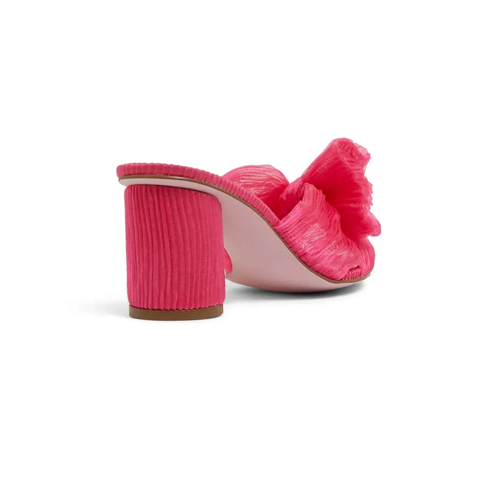 Surge Heel in Fuchsia Fabric