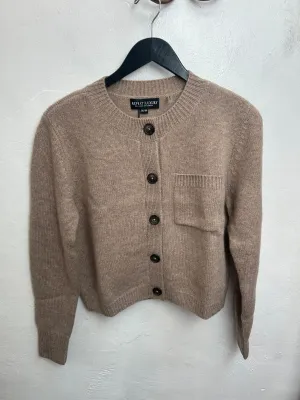 Taupe Button Cardigan