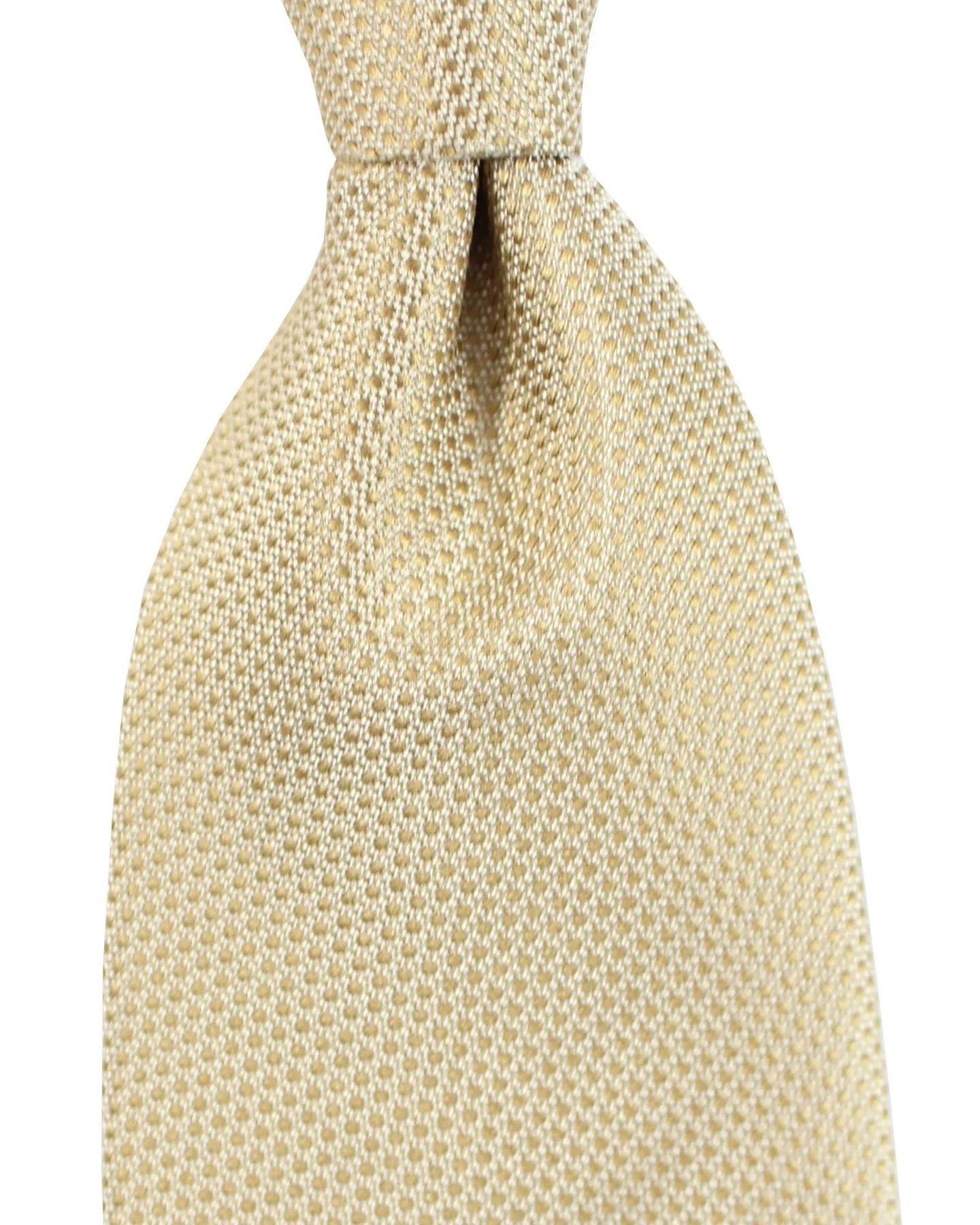 Tom Ford Silk Tie Taupe Cream Mini Dots Pattern SALE