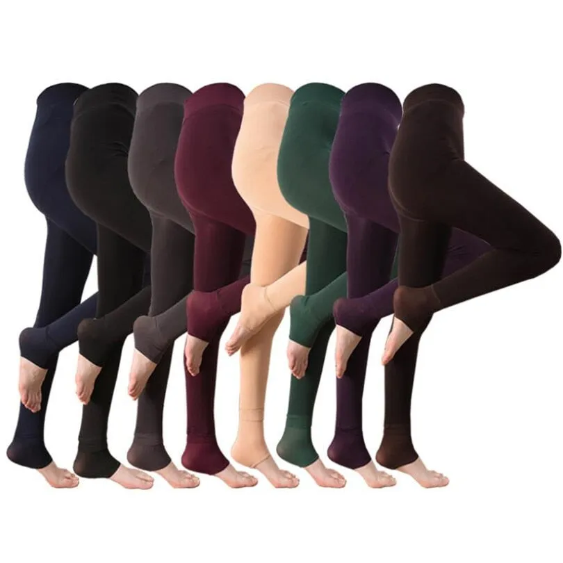 VenusFox Fashion Warm Velvet Cashmere Knitted Leggings